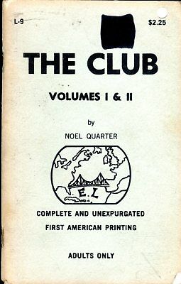 The Club Novel vol.1 & II by Noel Quarter 1968 1st American Print 080918lm-ep
