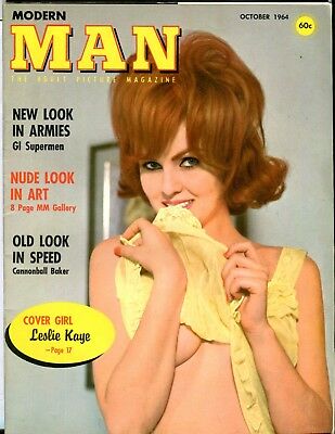 Modern Man Magazine Leslie Kaye October 1964 111417lm-ep