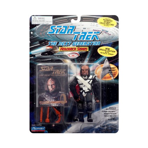 STAR TREK - Next Generation (Playmates) Lieutenant Worf (Ritual Klingon Attire) Holodeck Series Action Figure