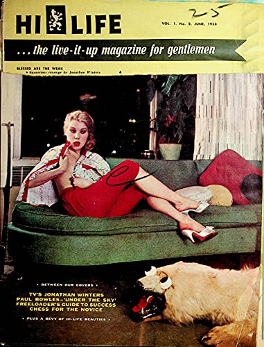 Hi-Life Men's Magazine Covergirl Lisa Hedegard June 1958