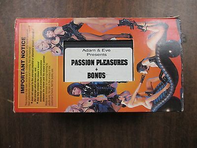 Passion Pleasures Adam & Eve XXX Adult VHS 052715amp2