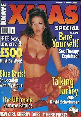 Knave Xmas Special Magazine Sherry 1996 121017lm-ep