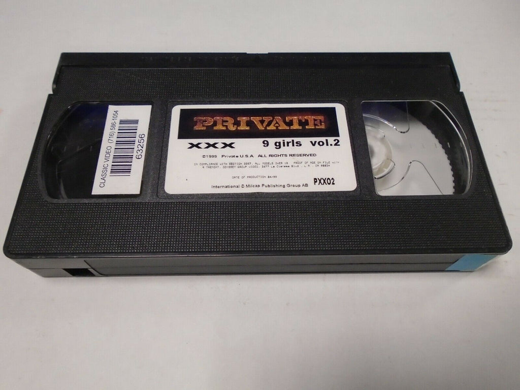 Private XXX 9 Girls Vol 2 1999 Adult VHS 022819AMP2
