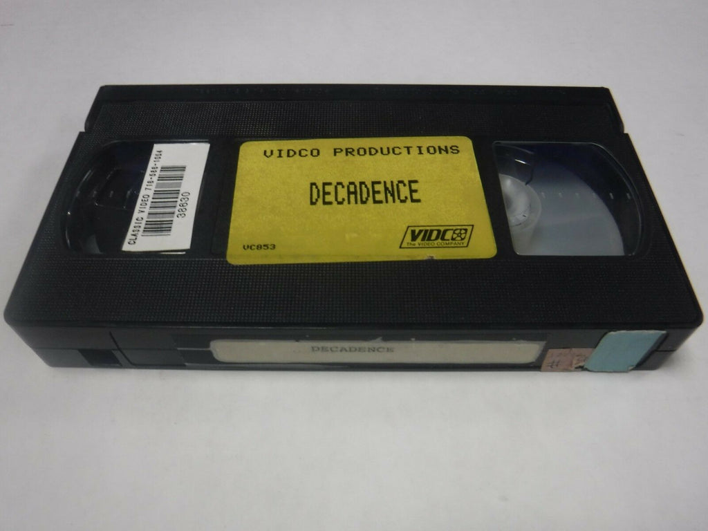 Decadence Steven Berkoff Joan Collins 108mins 1994 Adult VHS 010519AMP