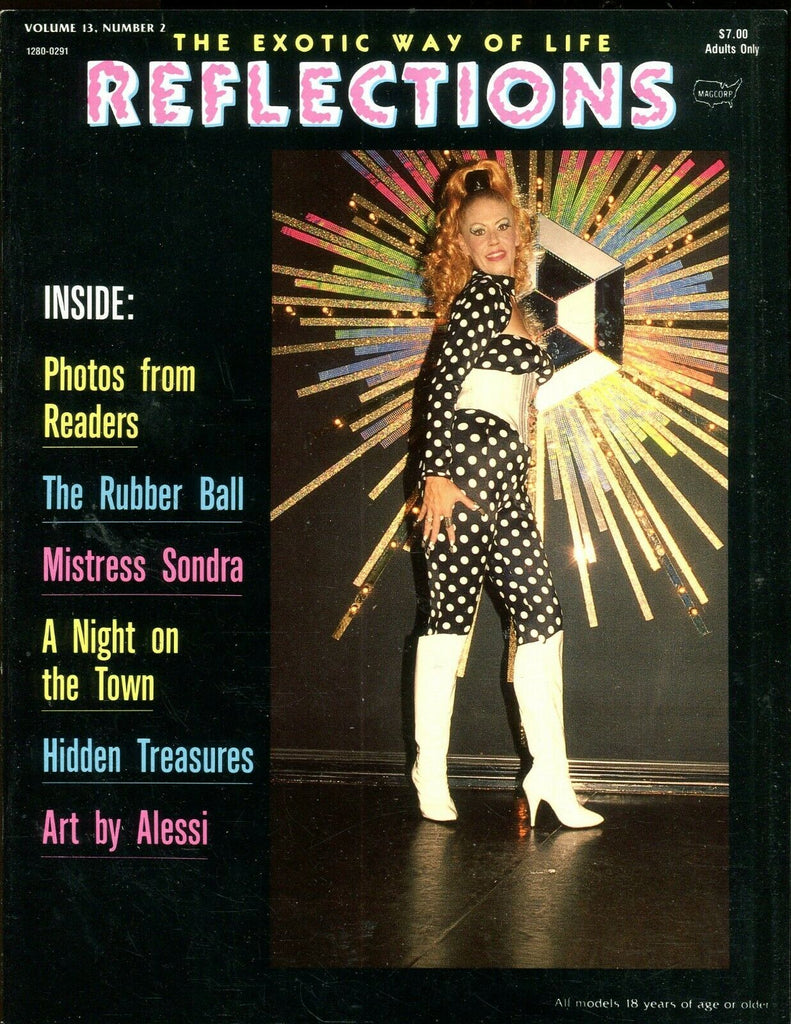 Reflections Fetish Magazine Mistress Sondra vol.13 #2 1991 073119lm-ep