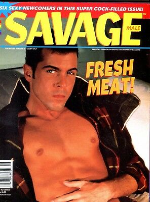 Savage Male Gay Magazine Fresh Meat October 1995 111617lm-ep