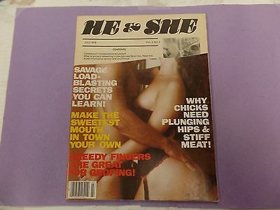He & She Magazine Savage Load July 1979 Readers Copy 080616lm-ep2