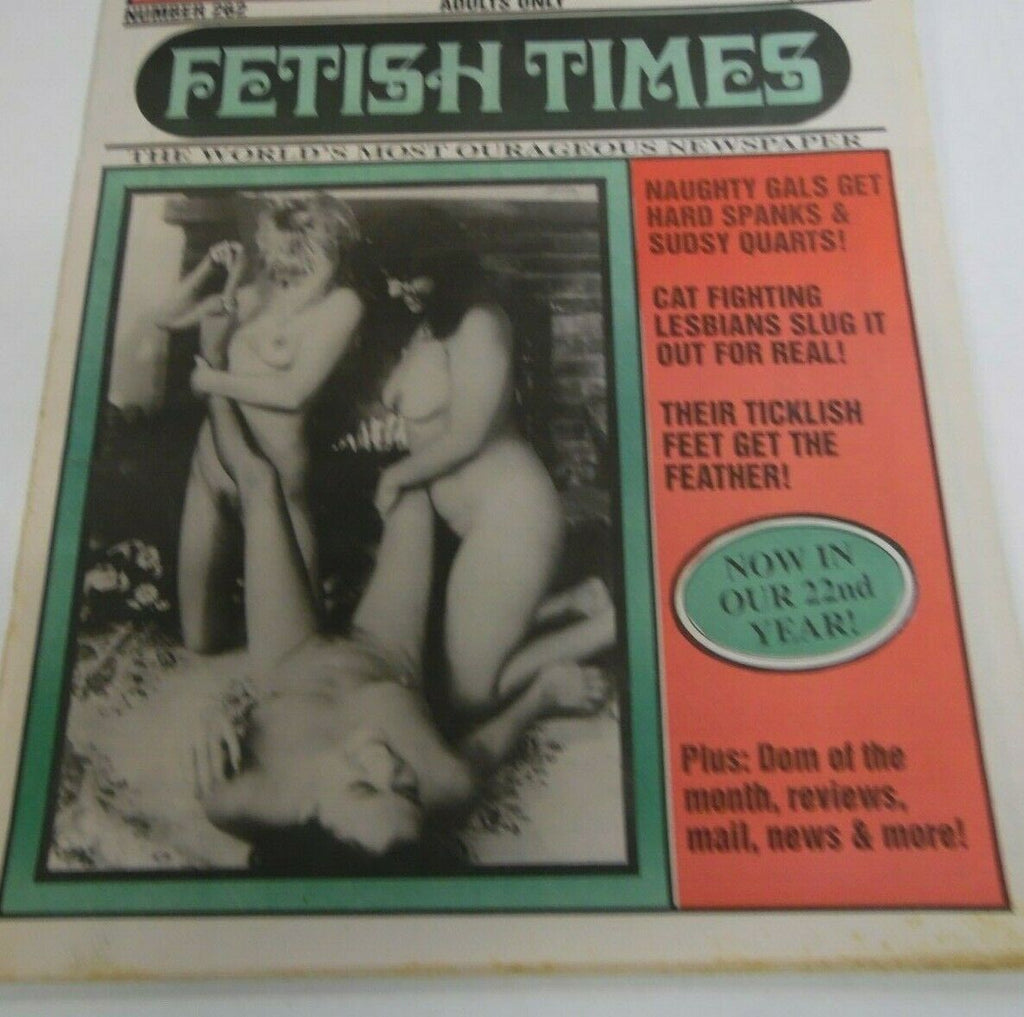 Fetish Times Newspaper Naughty Girls Hard Spanks #262 1995 121419lm-ep2