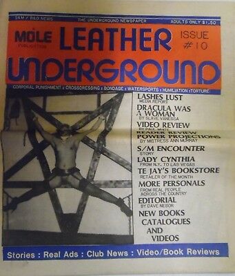 Leather Underground Newspaper Lady Cynthia #10 052518lm-ep