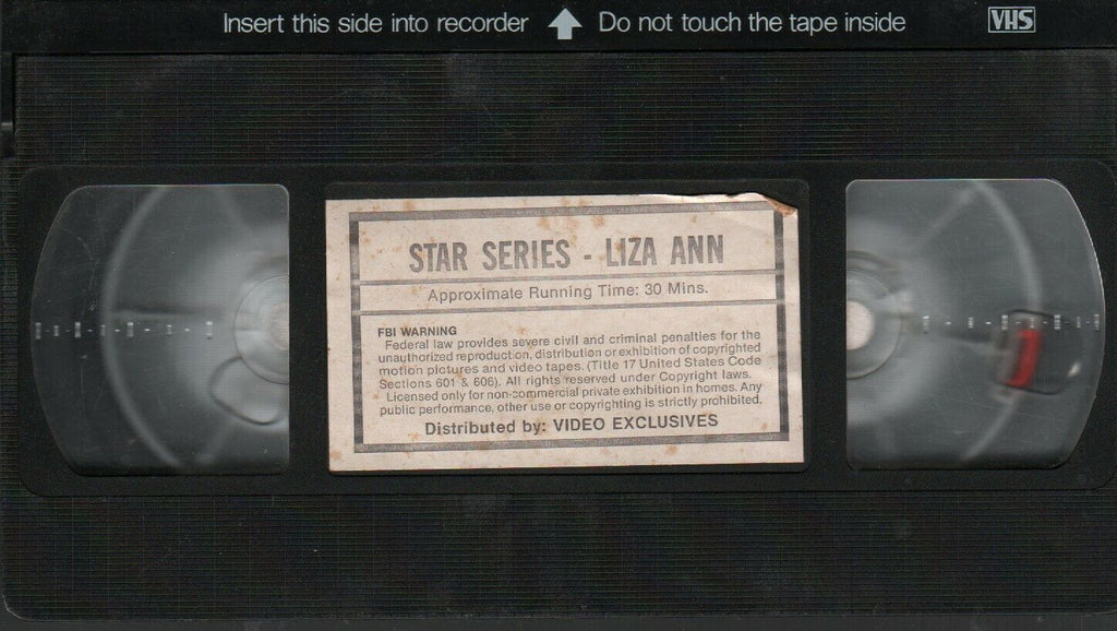 Star Series Liza Ann 30mins Video Exclusives Adult VHS 021720AMP2