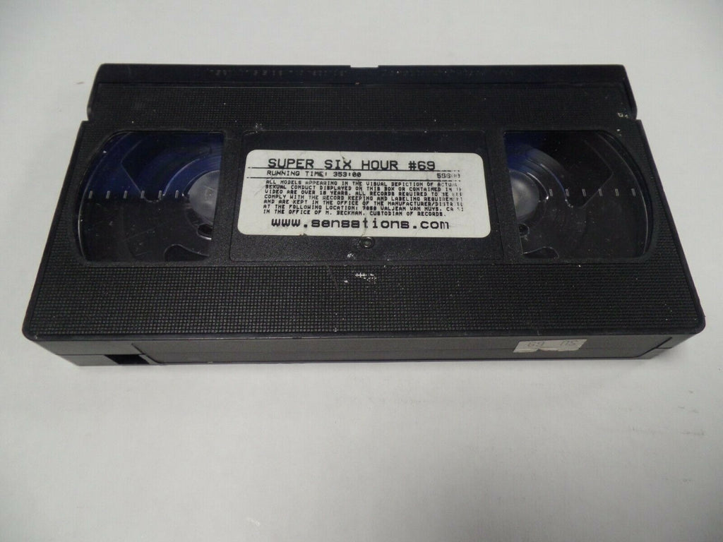 Super Six Hour #69 353mins Sensations Adult VHS 051719AMP3