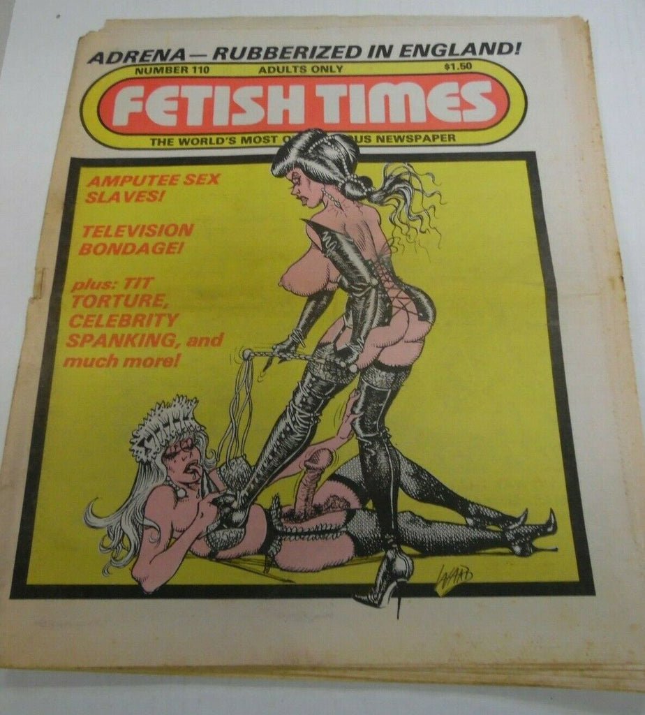 Fetish Times Newspaper Adrena-Rubberized In England! #110 1983 121719lm-ep