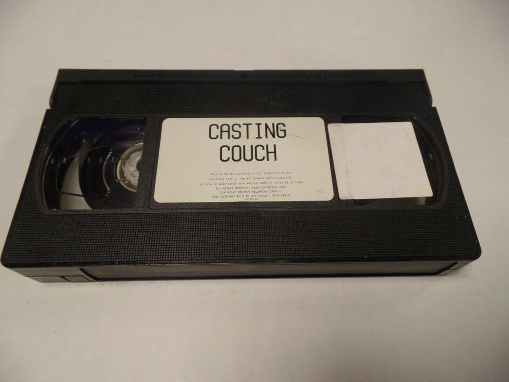 Casting Couch Bacchus 1996 Adult VHS 052019AMP
