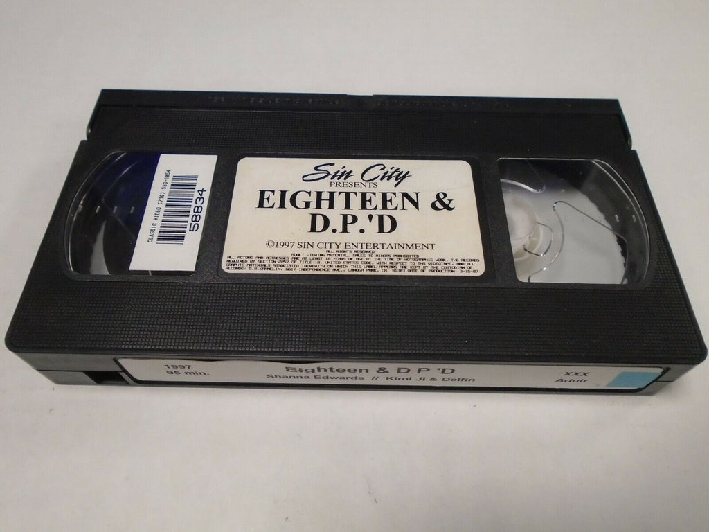 18 & DP'D 1997 Sin City Ent Adult VHS 042319AMP3