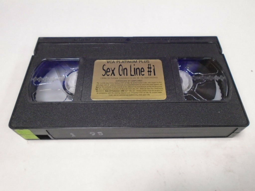 Sex on Line #1 VCA Platinum Plus 1998 Adult VHS 031219AMP3