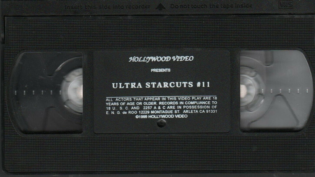 Ultra Starcuts #11 Hollywood Video Adult VHS 021720AMP2