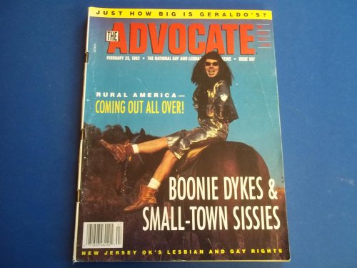 The Advocate (Issue No. 597, February 25, 1992): The National Gay and Lesbian Newsmagazine Magazine (Cover Story: Rural America - Coming Out All Over! Boonie Dykes & Small-Town Sissies)