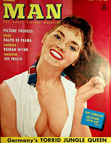 Modern Man Magazine Cover Girl Judy Tomerlan / German's Torrid Jungle Queen July 1958
