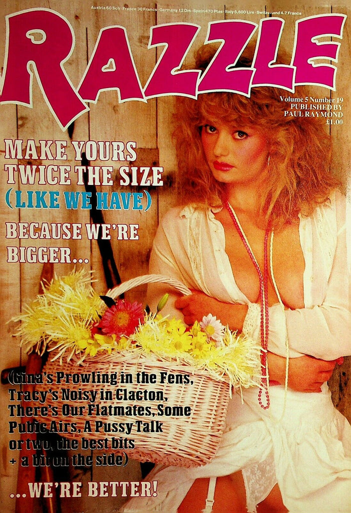 Razzle Magazine Covergirl Bitta / Debee Ashby vol.5 #19 1990's 112420lm-ep
