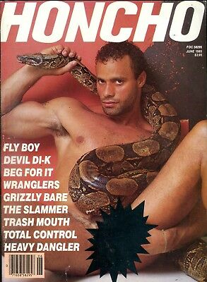 Honcho Gay Magazine Grizzly Bare June 1985 102326AMP-