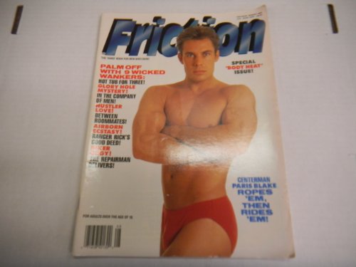 Friction Gay Adult Magazine "Palm Off with 9 Wicked Wankers" August 1990