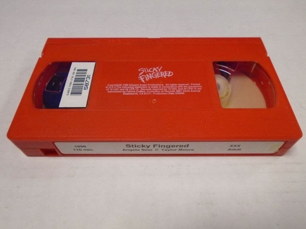 Sticky Fingered Angela Sinn Taylor Moore 1998 110mins Adult VHS 032019AMP2