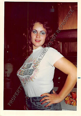 Adult 1970s Photo 3.5x5 Bondage Beautiful Dominatrix Posing Ready to Spank 171HT