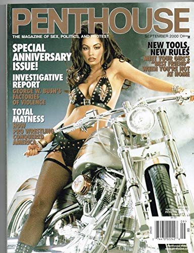 Penthouse Magazine September 2000 Anniversary Issue Aria Giovanni George W. Bush Single Issue Magazine – 2000