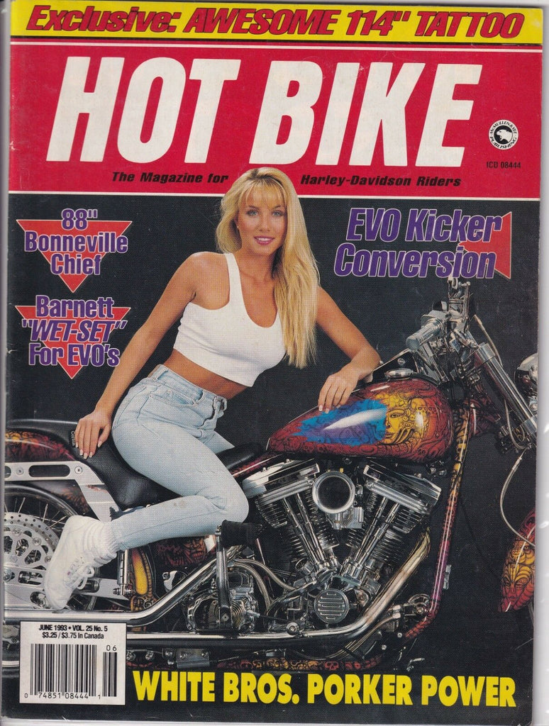 Hot Bike Magazine Evo Kicker Conversion Barnett June 1993 012919REP