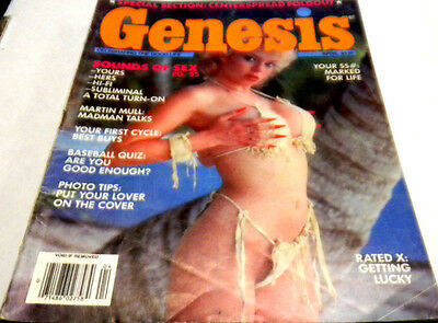 Genesis Busty Adult Magazine "Sounds of Sex" April 1985 gd061913-Lm-ep