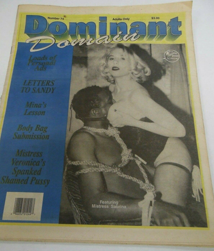 Dominant Domain Newspaper Mistress Sabrina #74 1998 121319lm-ep