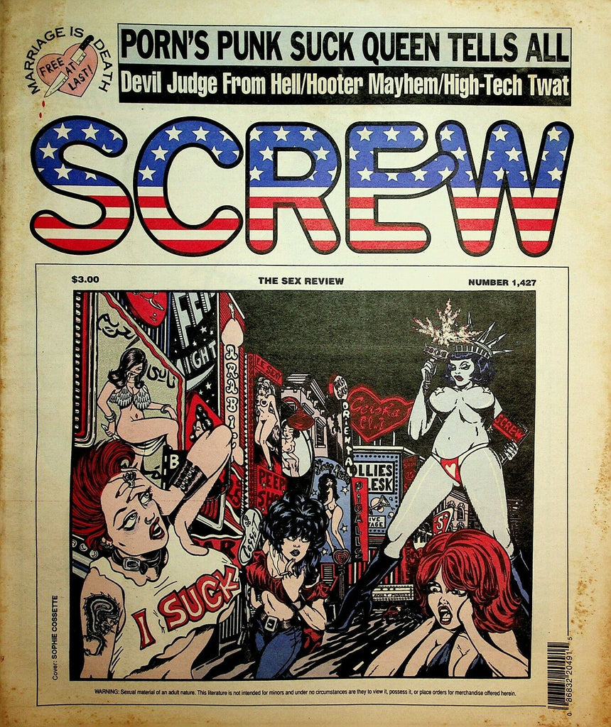 Screw Newspaper Porn's Punk Suck Queen #1427 July 8, 1996 022920lm-ep