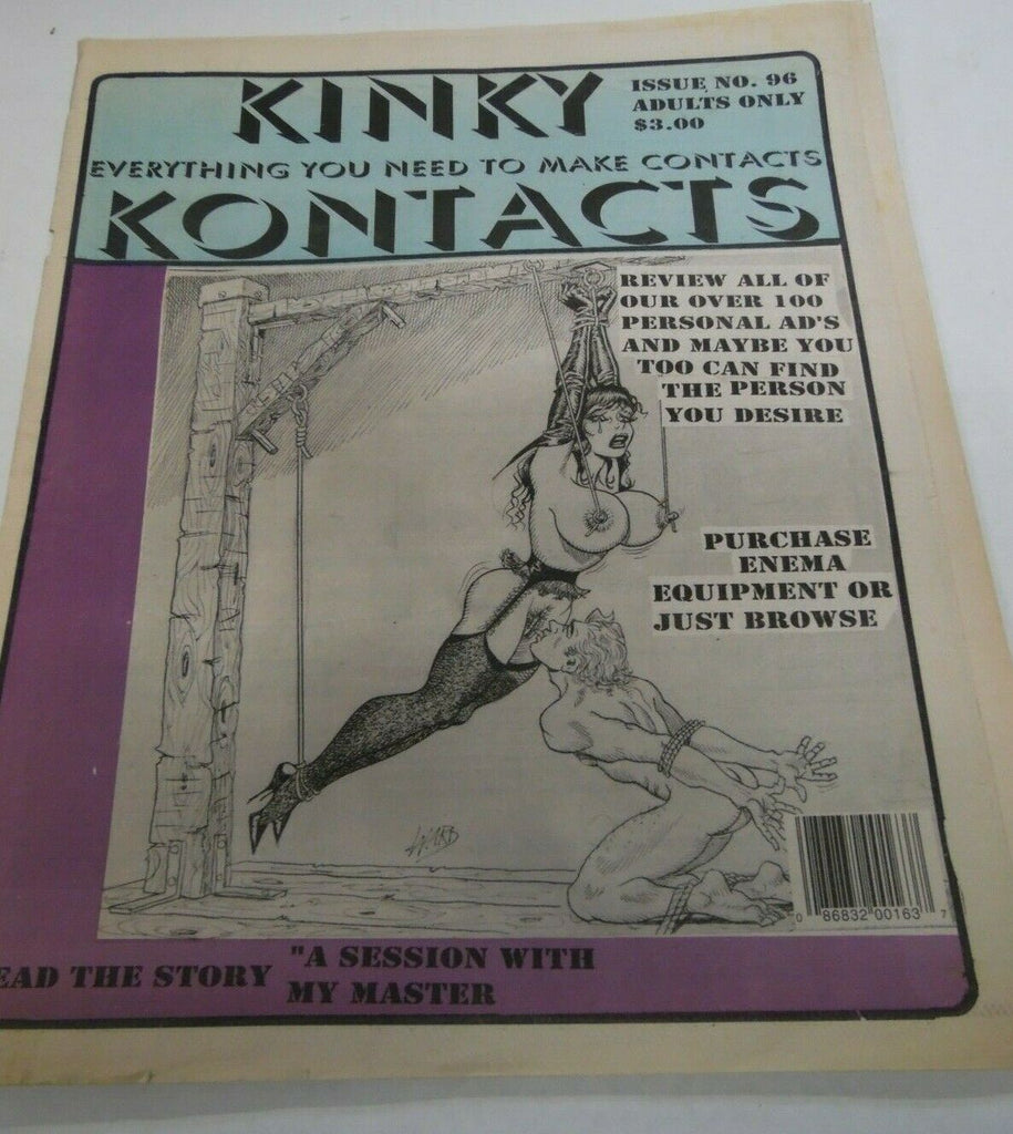 Kinky Kontacts Fetish Newspaper My Master #96 1990's 121719lm-ep