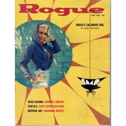 Rogue Busty Adult Magazine JUNE 1959