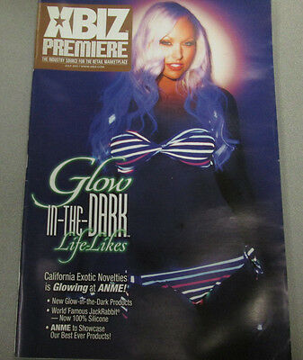XBIZ Premiere Adult Magazine Glow In-The-Dark Life-Likes July 2011 031415lm-ep