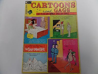 Cartoons And Gags Adult Comic Magazine September 1973 gd 020916lm-ep