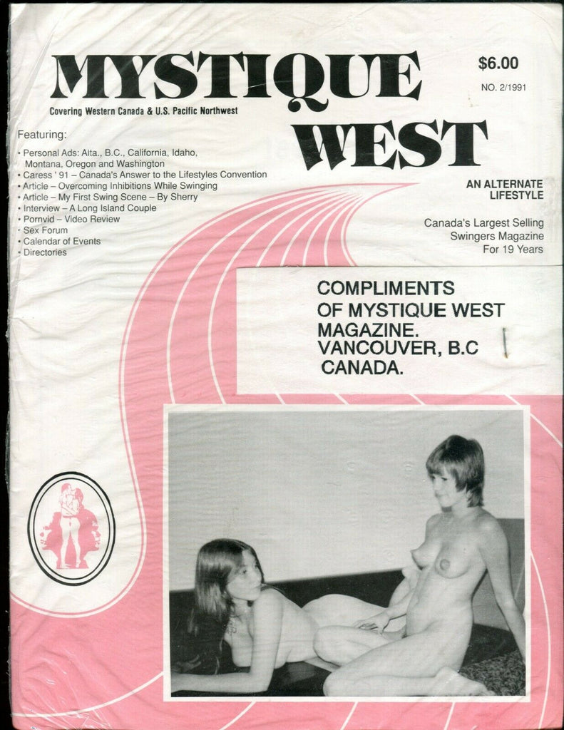 Mystique West Swingers Magazine #2 1991 new/sealed 050619lm-ep