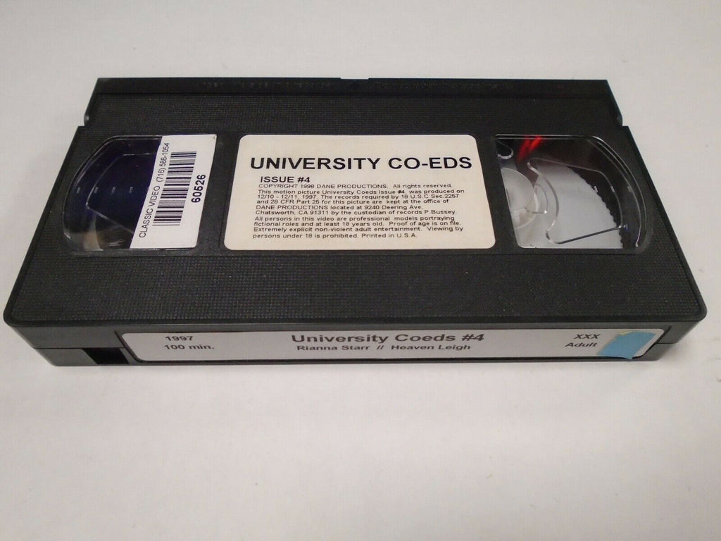 University CoEds #4 Rianna Starr Heaven Leigh 1997 100mins Adult VHS 030419AMP2