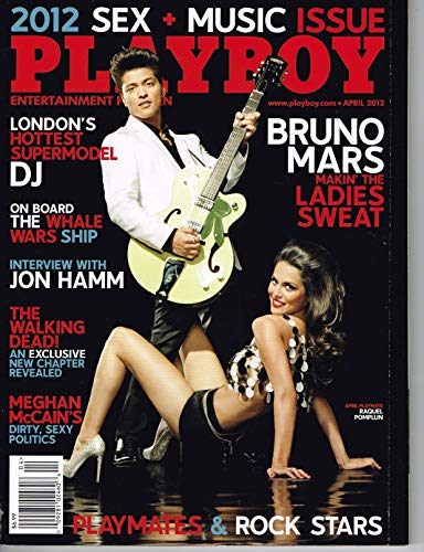 PLAYBOY MAGAZINE, ENTERTAINMENT FOR MEN APRIL, 2012 PLAYMATES & ROCK STARS