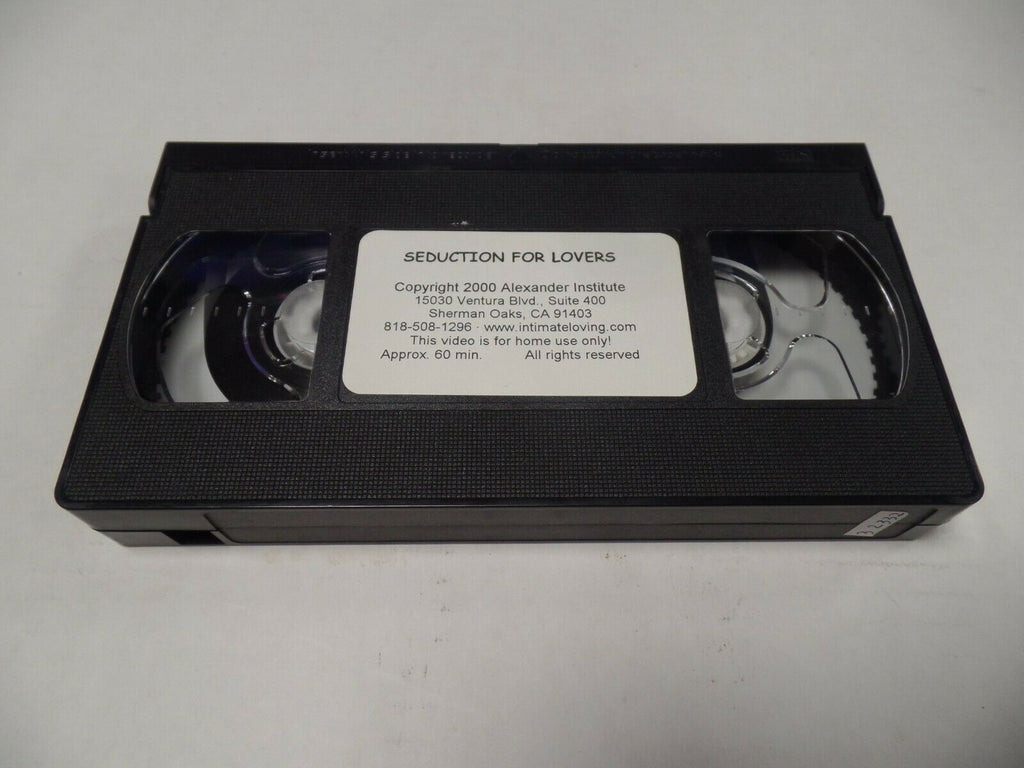 Seduction for Lovers 2000 Alexander Institute Adult VHS 051619AMP2