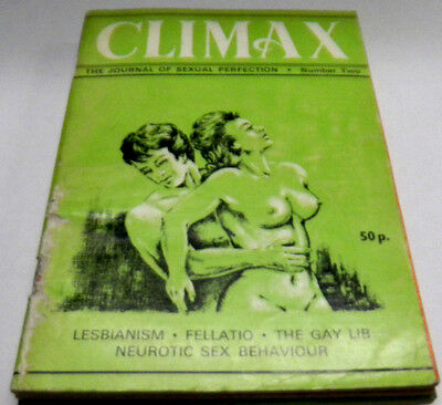 Climax Adult Digest Magazine Sexual Perfection #2 1971 vg 011814lm-ep