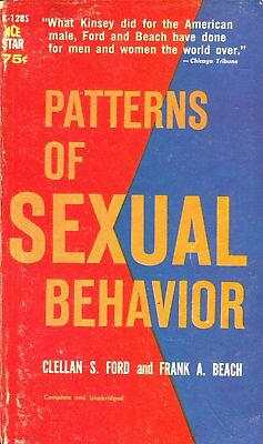 Patterns Of Sexual Behavior by Clellan Ford & Frank Beach 1951 042314lm-epa2