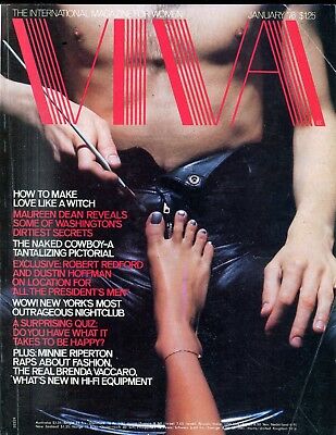 Viva Womens Magazine Robert Redford/ Dustin Hoffman January 1976 072426AMP-