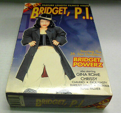 Bridget, P.I. Adult VHS 3ft. Sex Goddess XXX vg 032114lm-ep4