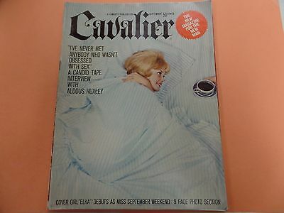 Cavalier Busty Adult Magazine Elka September 1963 051016lm-ep - Used