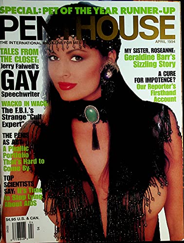 Penthouse Magazine Covergirl Leslie Glass April 1994