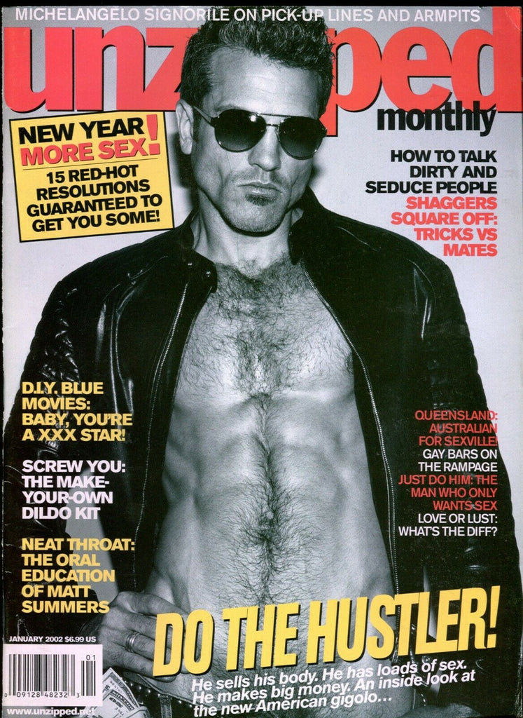 Unzipped Gay Magazine Do The Hustler! January 2002 051319lm-ep3