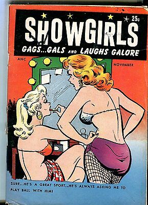 Show Girls Adult Digest Gags...Gals November 1956 080317lm-ep