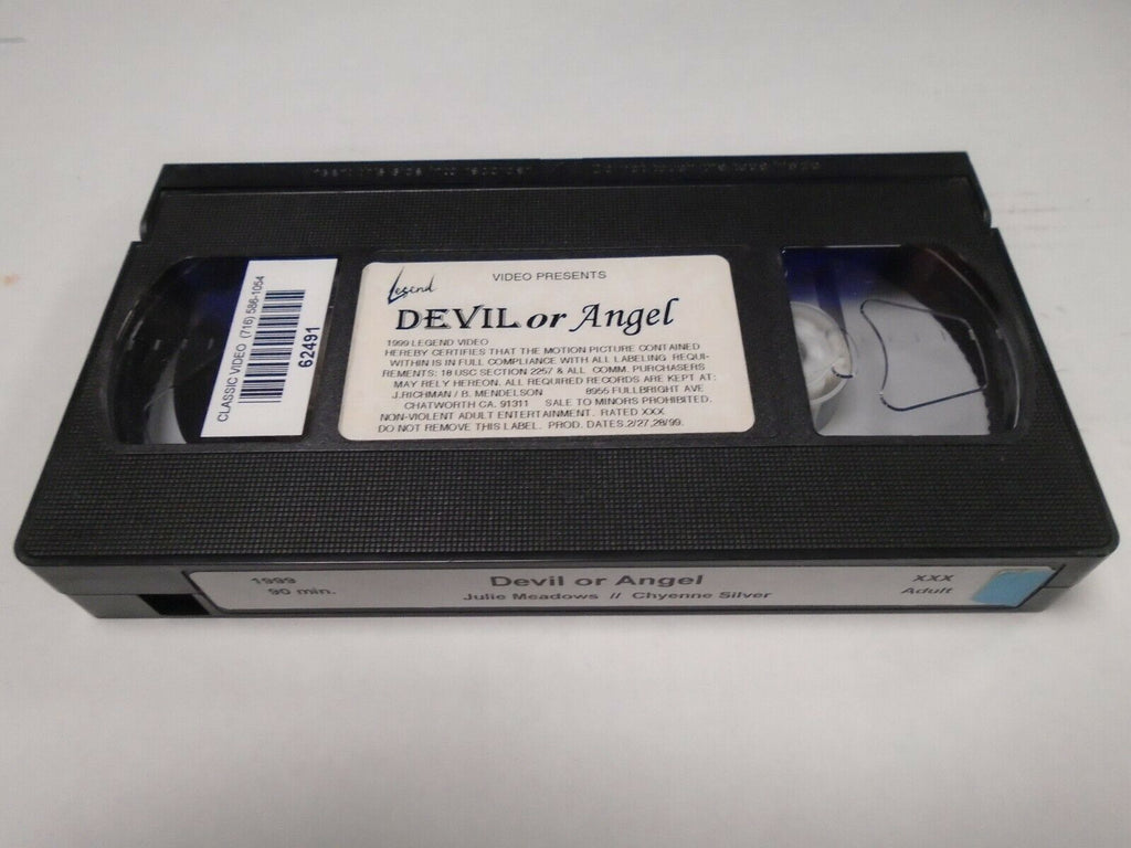 Devil Or Angel Julie Meadows Cheyenne Silver 1999 90mins Adult VHS 022819AMP