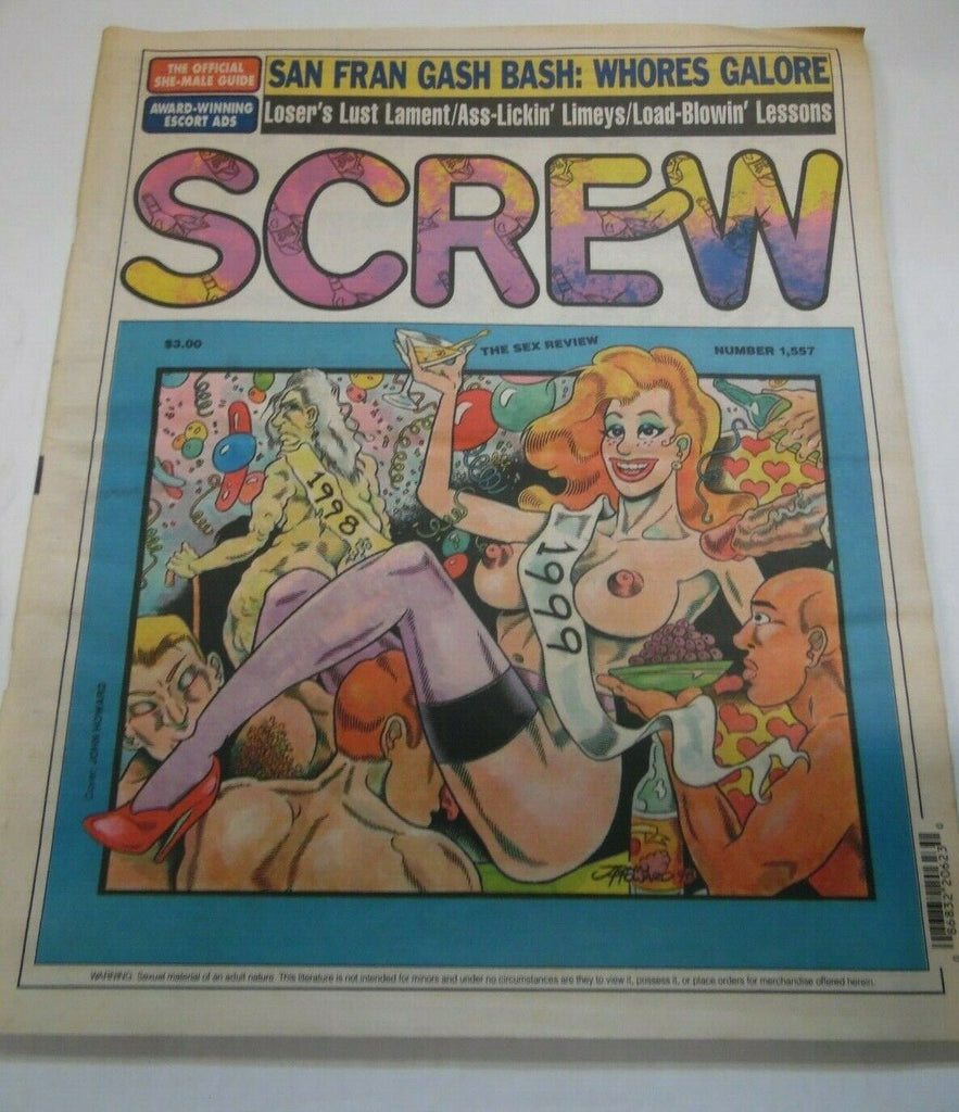 Screw Newspaper San Fran Gash Bash #1557 January 4, 1999 012920lm-ep